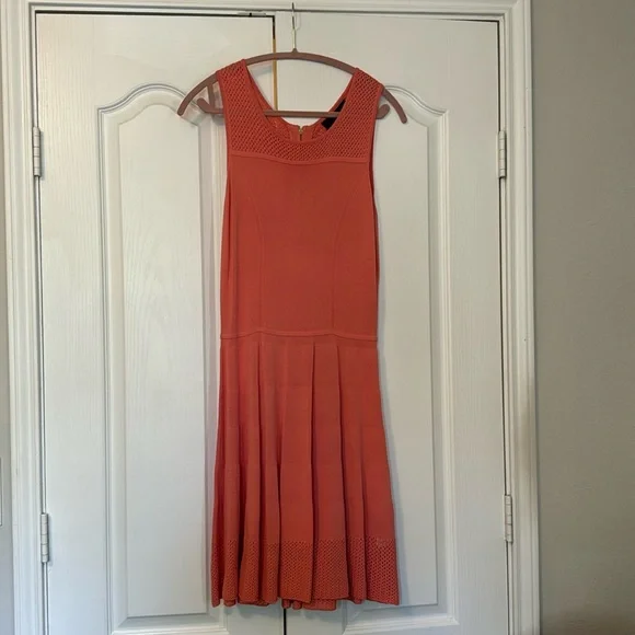 Cynthia Rowley | Dresses | Cynthia Rowley Melon Colored Knit Sleeveless  Dress Size Medium | Poshmark